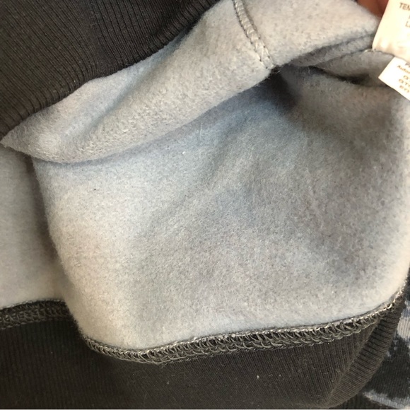 Splattered Charcoal-Blue Champion Hoodie - Picture 8 of 15